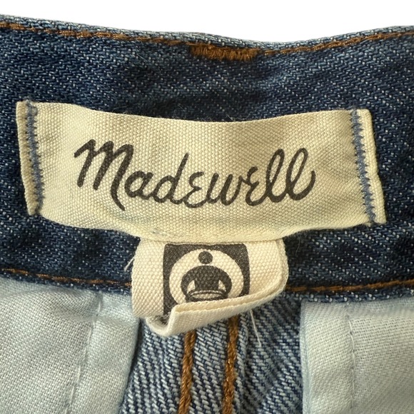 Madewell Baggy Straight Jeans Womens 27 28 × 30 Blue High Rise Loose Relaxed - Picture 8 of 12